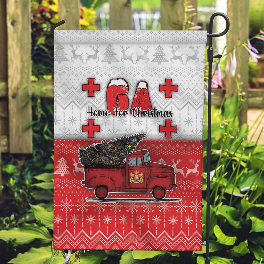 Georgia Christmas Garden Flag GA Home For Christmas - Wonder Print Shop