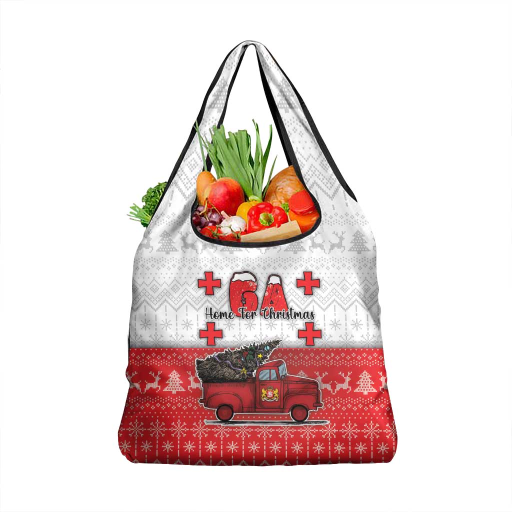 Georgia Christmas Grocery Bag GA Home For Christmas - Wonder Print Shop