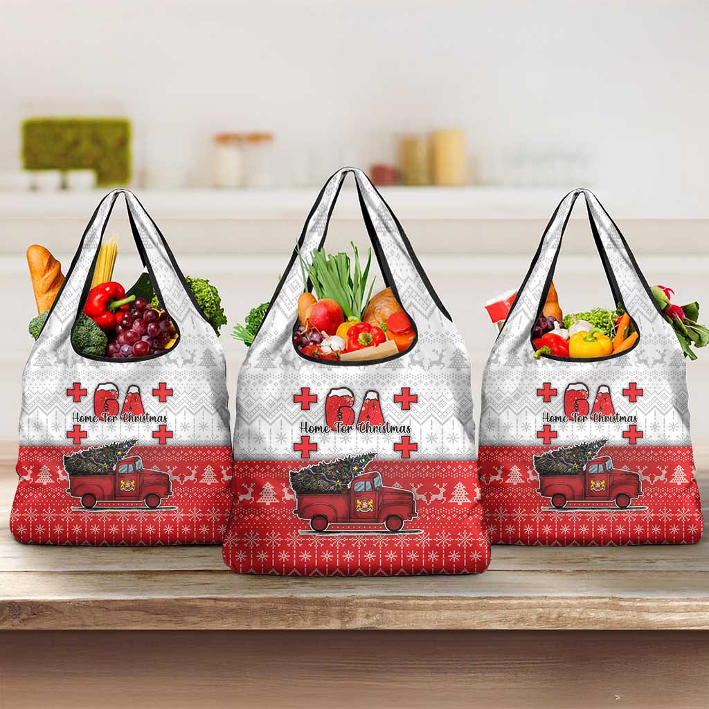 Georgia Christmas Grocery Bag GA Home For Christmas - Wonder Print Shop