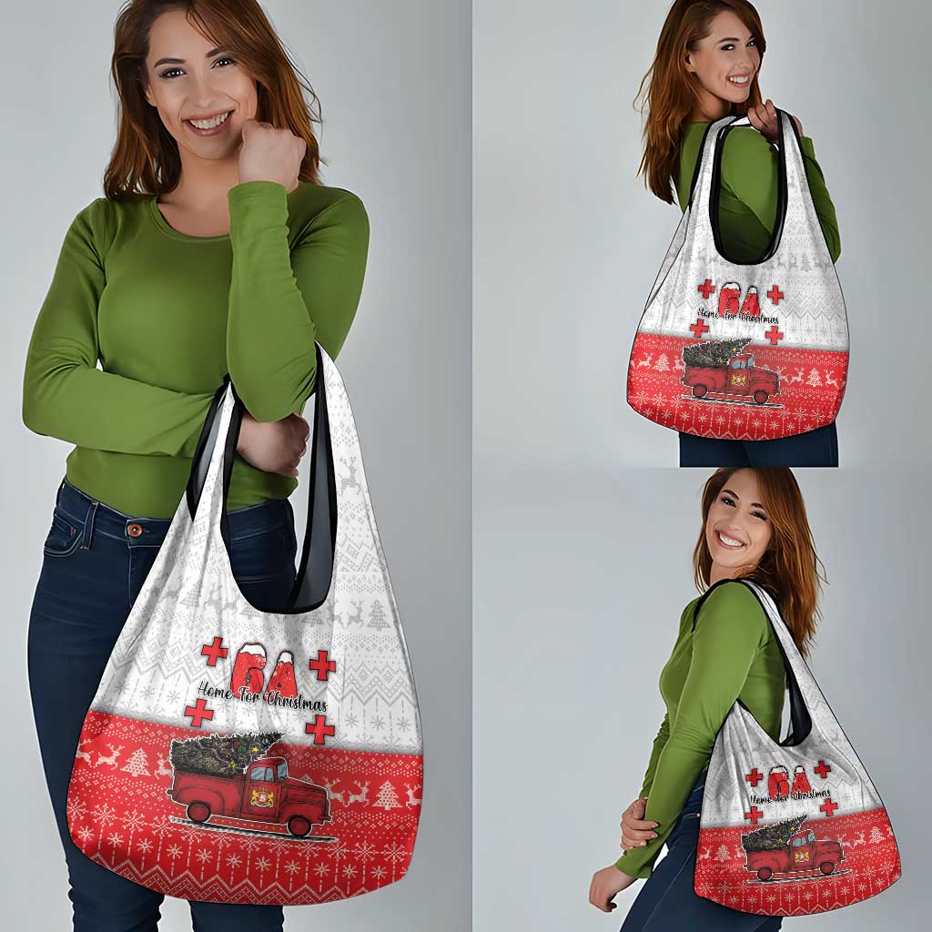 Georgia Christmas Grocery Bag GA Home For Christmas - Wonder Print Shop