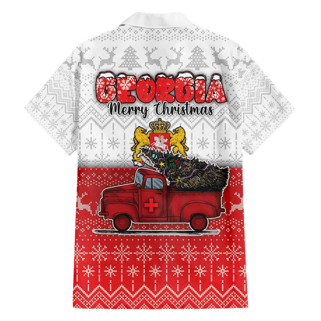 Georgia Christmas Hawaiian Shirt GA Home For Christmas - Wonder Print Shop