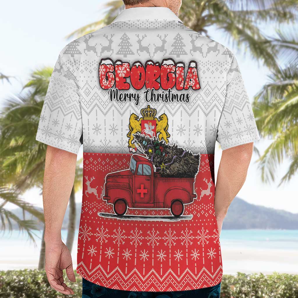Georgia Christmas Hawaiian Shirt GA Home For Christmas - Wonder Print Shop