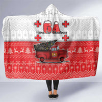 Georgia Christmas Hooded Blanket GA Home For Christmas - Wonder Print Shop
