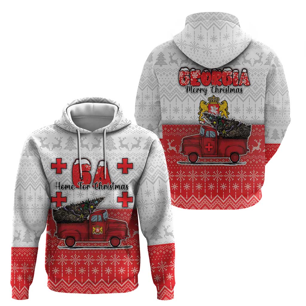 Georgia Christmas Hoodie GA Home For Christmas - Wonder Print Shop