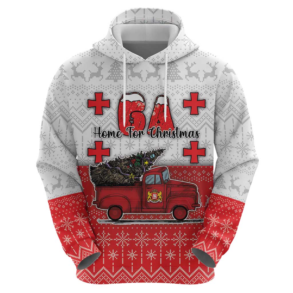 Georgia Christmas Hoodie GA Home For Christmas - Wonder Print Shop