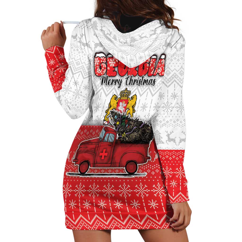 Georgia Christmas Hoodie Dress GA Home For Christmas - Wonder Print Shop