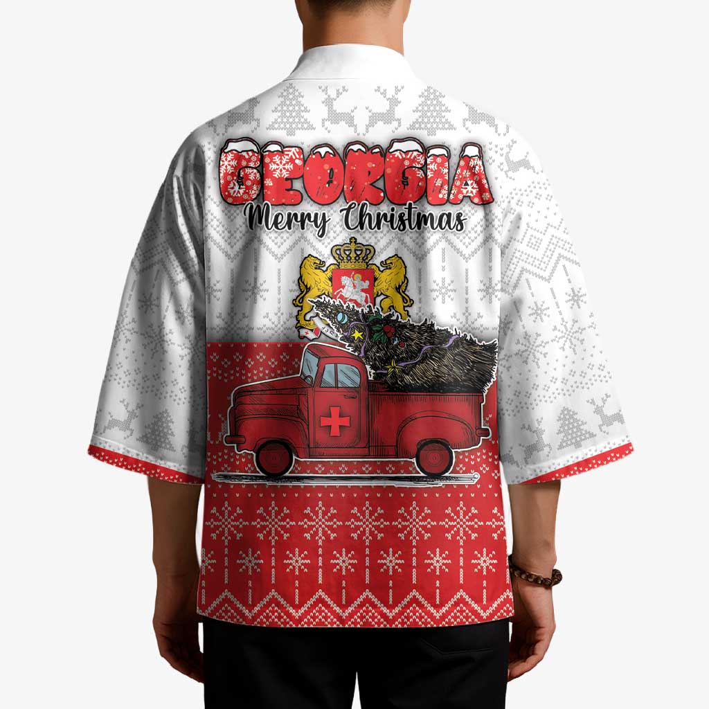 Georgia Christmas Kimono GA Home For Christmas - Wonder Print Shop