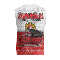 Georgia Christmas Knitted V-Neck Vest GA Home For Christmas - Wonder Print Shop