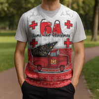 Georgia Christmas Knitted V-Neck Vest GA Home For Christmas - Wonder Print Shop