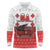 Georgia Christmas Long Sleeve Polo Shirt GA Home For Christmas - Wonder Print Shop