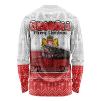 Georgia Christmas Long Sleeve Shirt GA Home For Christmas - Wonder Print Shop