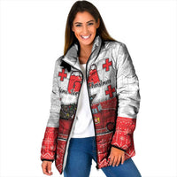 Georgia Christmas Padded Jacket GA Home For Christmas - Wonder Print Shop