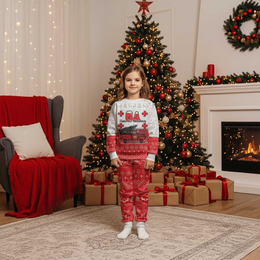 Georgia Christmas Pajama Set GA Home For Christmas - Wonder Print Shop