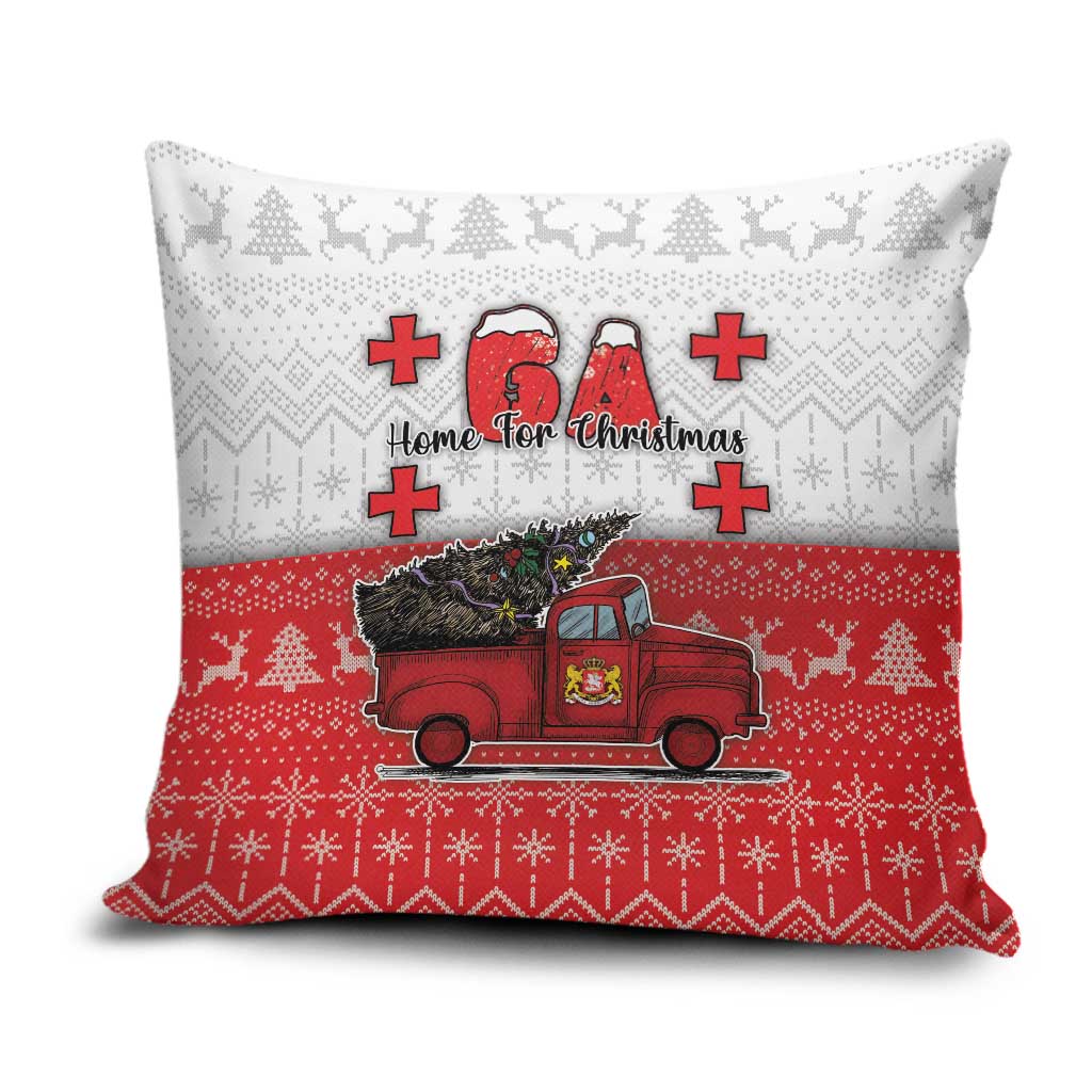 Georgia Christmas Pillow Cover GA Home For Christmas - Wonder Print Shop