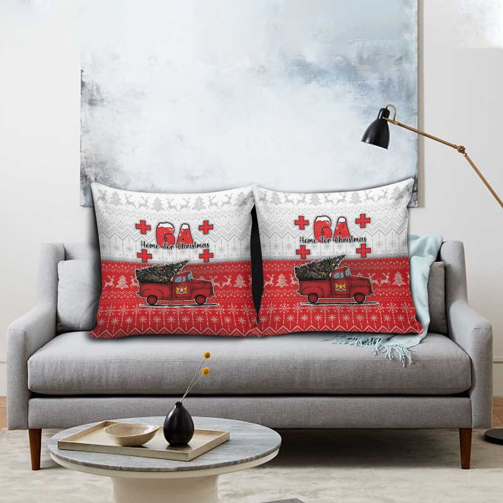 Georgia Christmas Pillow Cover GA Home For Christmas - Wonder Print Shop