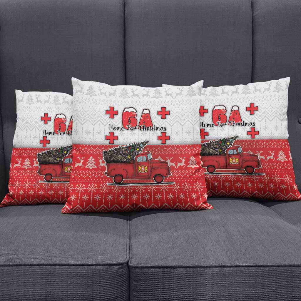 Georgia Christmas Pillow Cover GA Home For Christmas - Wonder Print Shop