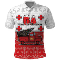 Georgia Christmas Polo Shirt GA Home For Christmas - Wonder Print Shop