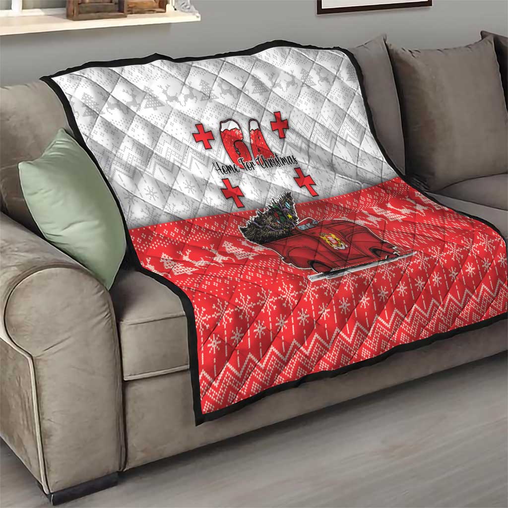 Georgia Christmas Quilt GA Home For Christmas - Wonder Print Shop