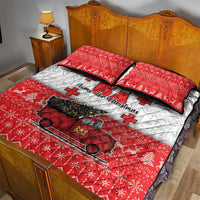 Georgia Christmas Quilt Bed Set GA Home For Christmas - Wonder Print Shop