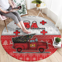 Georgia Christmas Round Carpet GA Home For Christmas - Wonder Print Shop