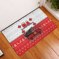 Georgia Christmas Rubber Doormat GA Home For Christmas - Wonder Print Shop