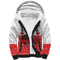 Georgia Christmas Sherpa Hoodie GA Home For Christmas - Wonder Print Shop