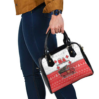 Georgia Christmas Shoulder Handbag GA Home For Christmas - Wonder Print Shop