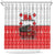 Georgia Christmas Shower Curtain GA Home For Christmas - Wonder Print Shop