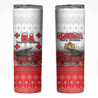 Georgia Christmas Skinny Tumbler GA Home For Christmas - Wonder Print Shop