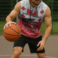 Georgia Christmas Sleeveless Hoodie GA Home For Christmas - Wonder Print Shop