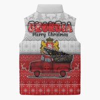 Georgia Christmas Sleeveless Puffer Jacket GA Home For Christmas - Wonder Print Shop