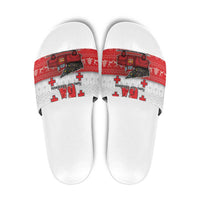 Georgia Christmas Slide Sandals GA Home For Christmas - Wonder Print Shop