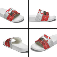 Georgia Christmas Slide Sandals GA Home For Christmas - Wonder Print Shop