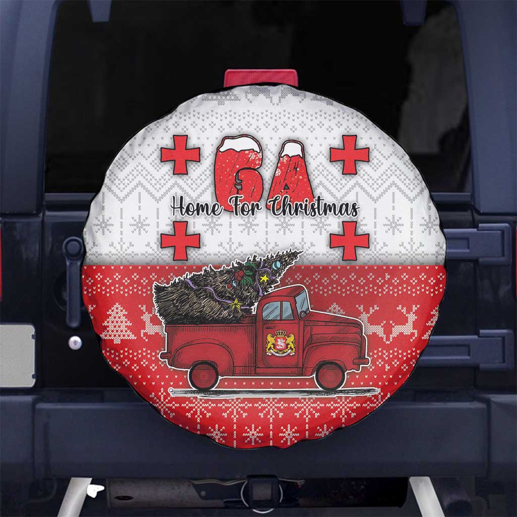 Georgia Christmas Spare Tire Cover GA Home For Christmas - Wonder Print Shop