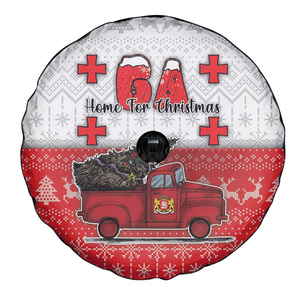 Georgia Christmas Spare Tire Cover GA Home For Christmas - Wonder Print Shop