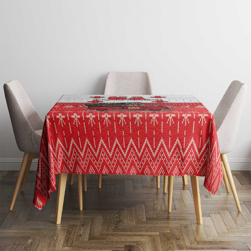 Georgia Christmas Tablecloth GA Home For Christmas - Wonder Print Shop