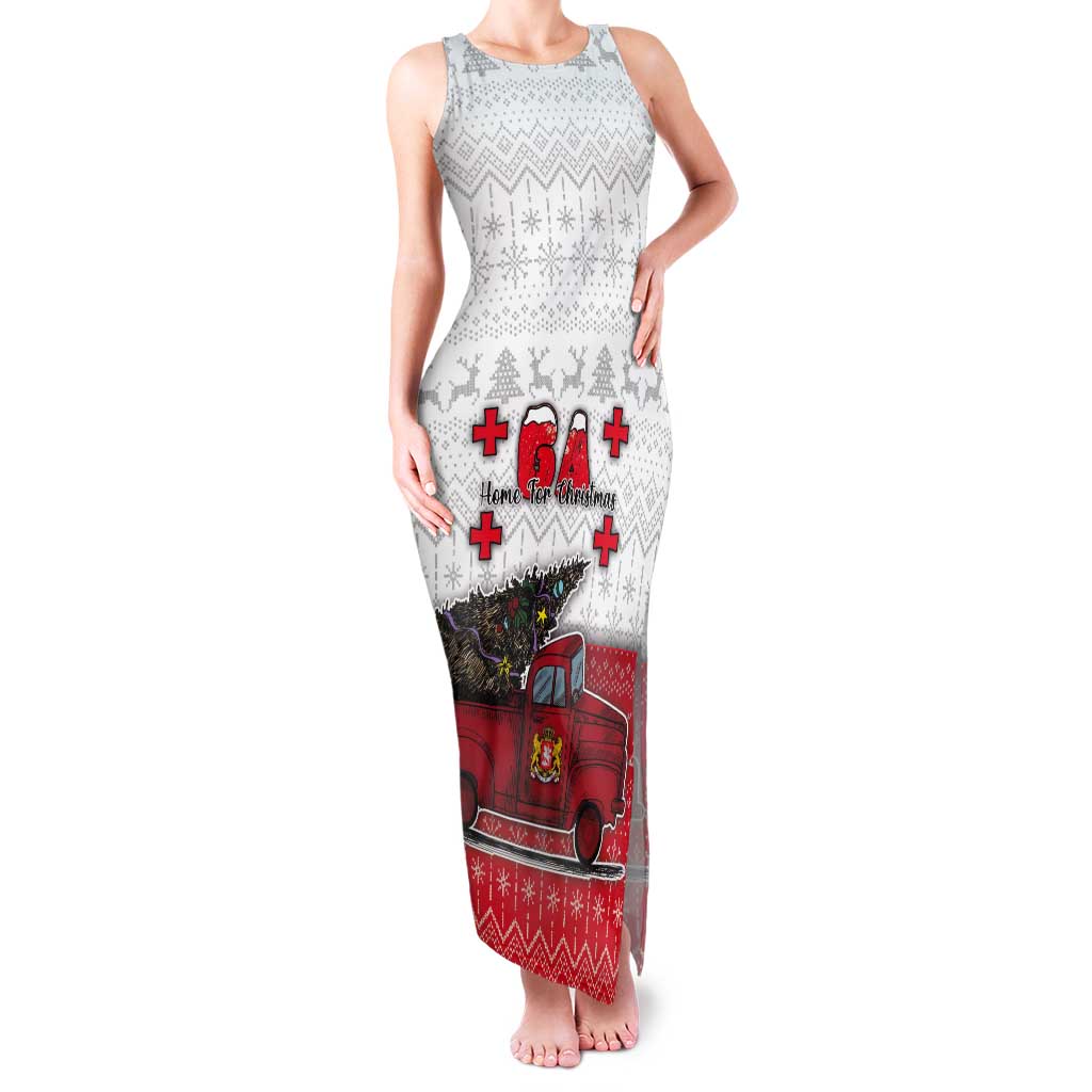 Georgia Christmas Tank Maxi Dress GA Home For Christmas - Wonder Print Shop