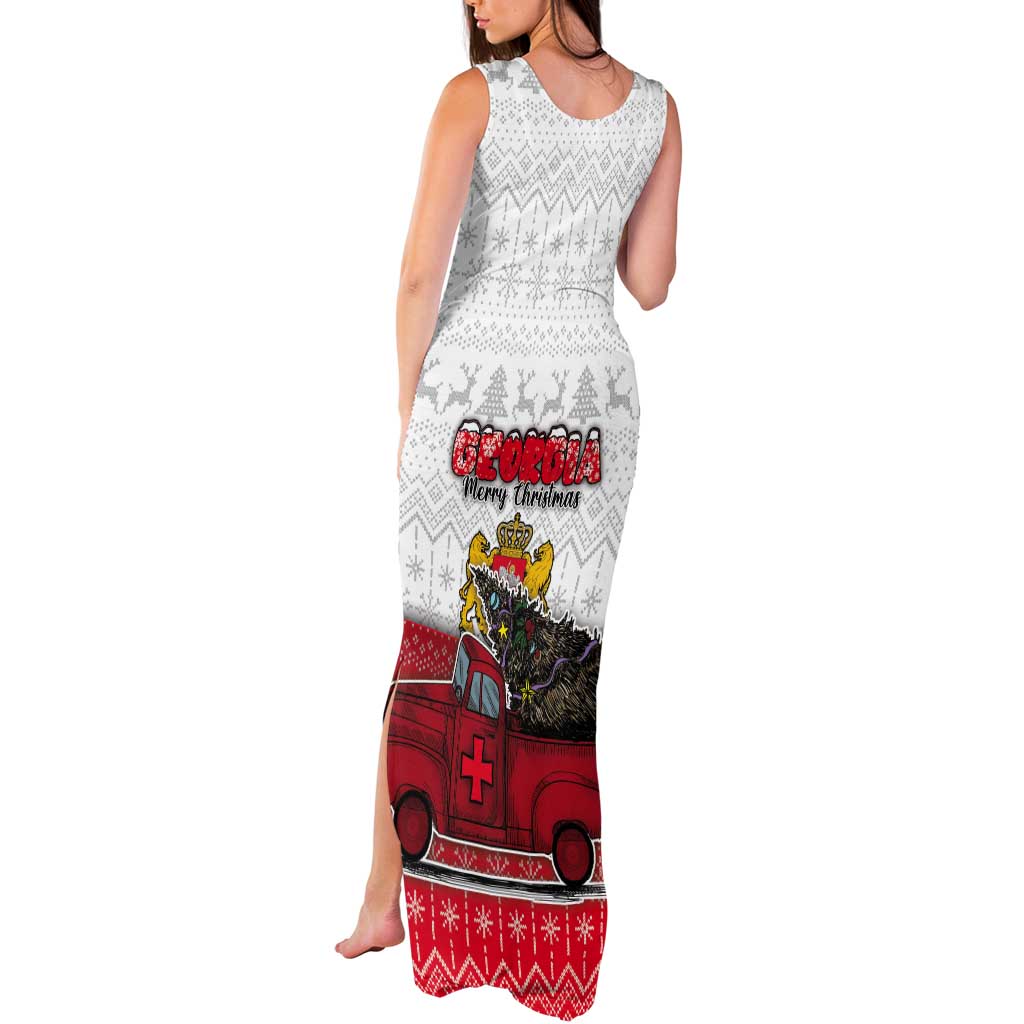 Georgia Christmas Tank Maxi Dress GA Home For Christmas - Wonder Print Shop