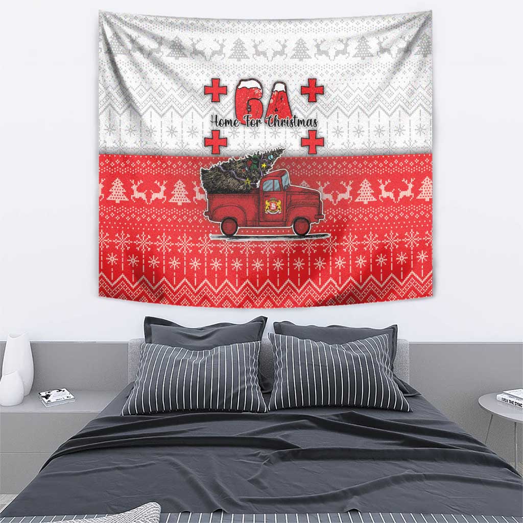 Georgia Christmas Tapestry GA Home For Christmas - Wonder Print Shop