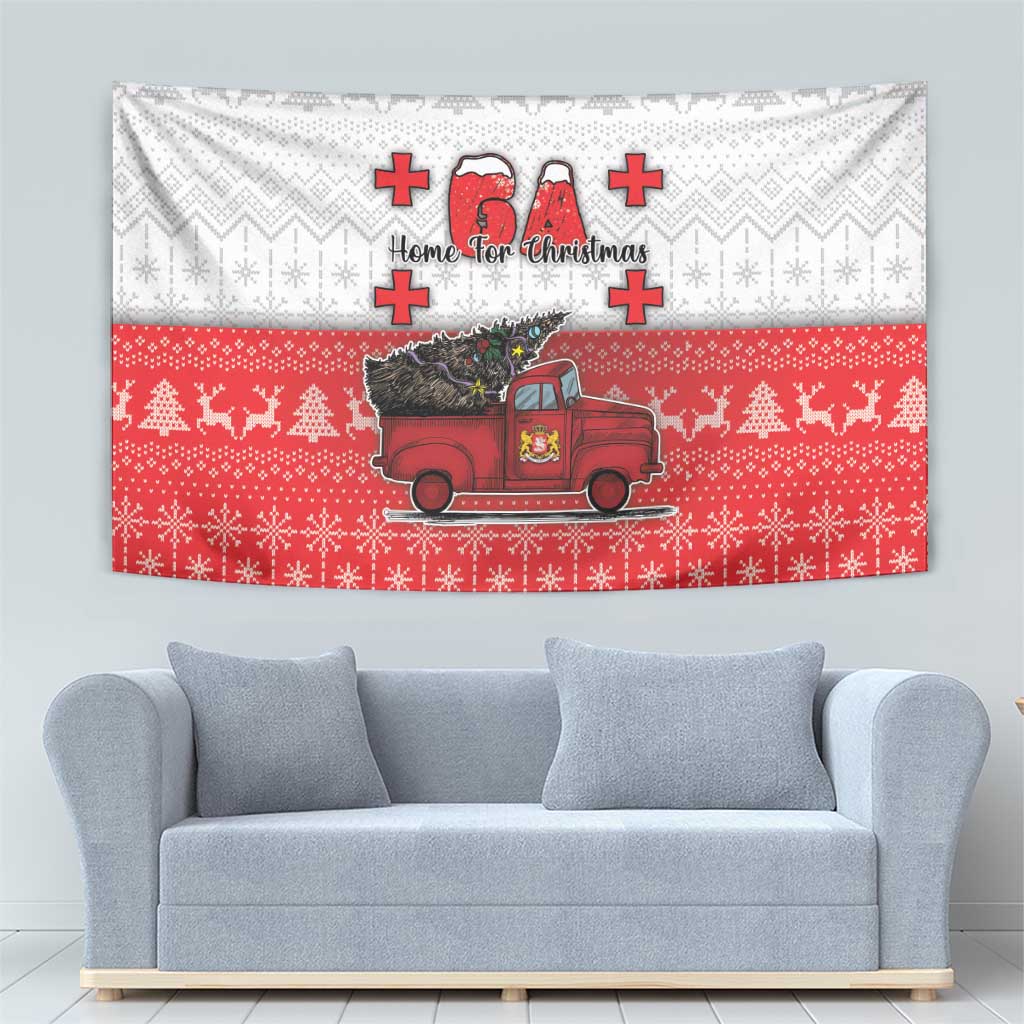 Georgia Christmas Tapestry GA Home For Christmas - Wonder Print Shop