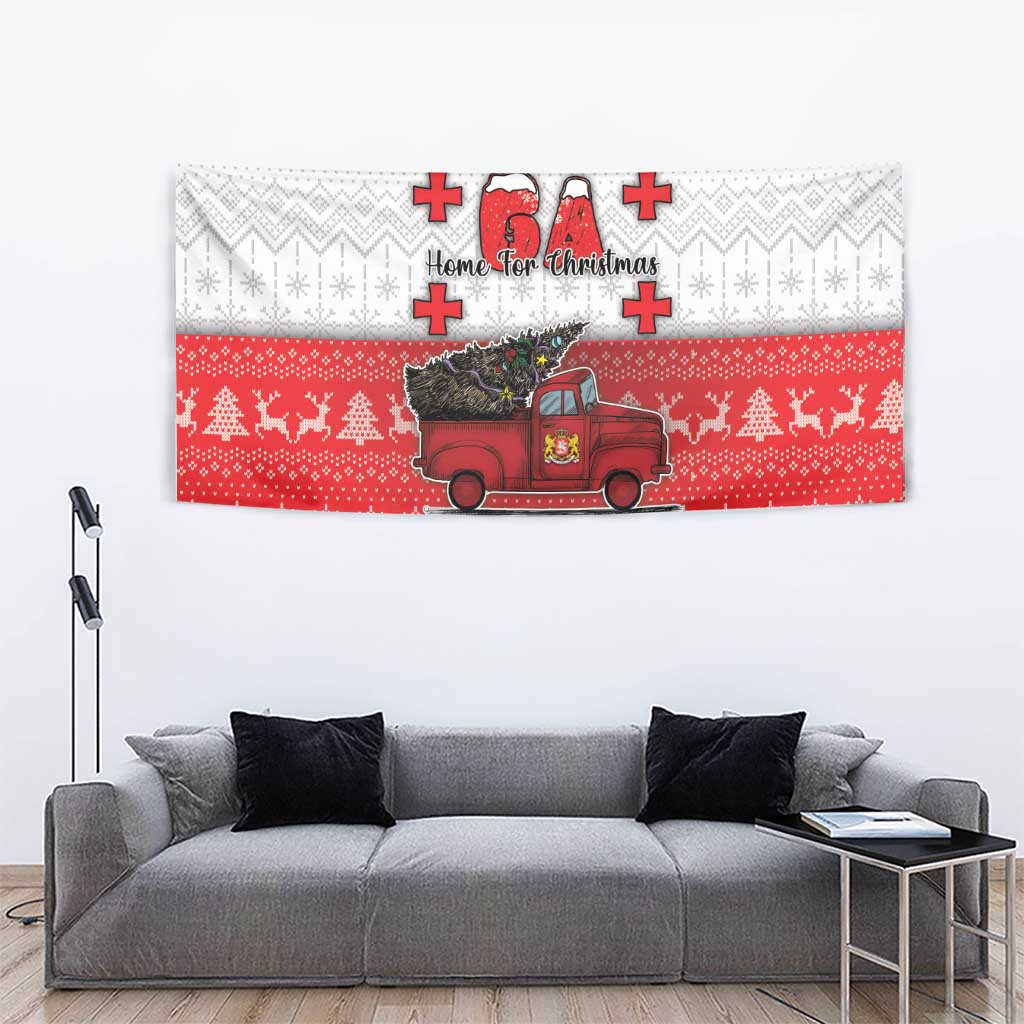 Georgia Christmas Tapestry GA Home For Christmas - Wonder Print Shop