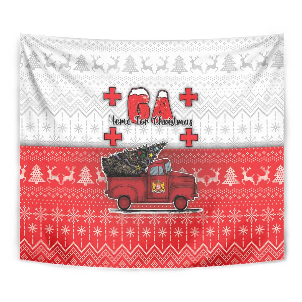 Georgia Christmas Tapestry GA Home For Christmas - Wonder Print Shop