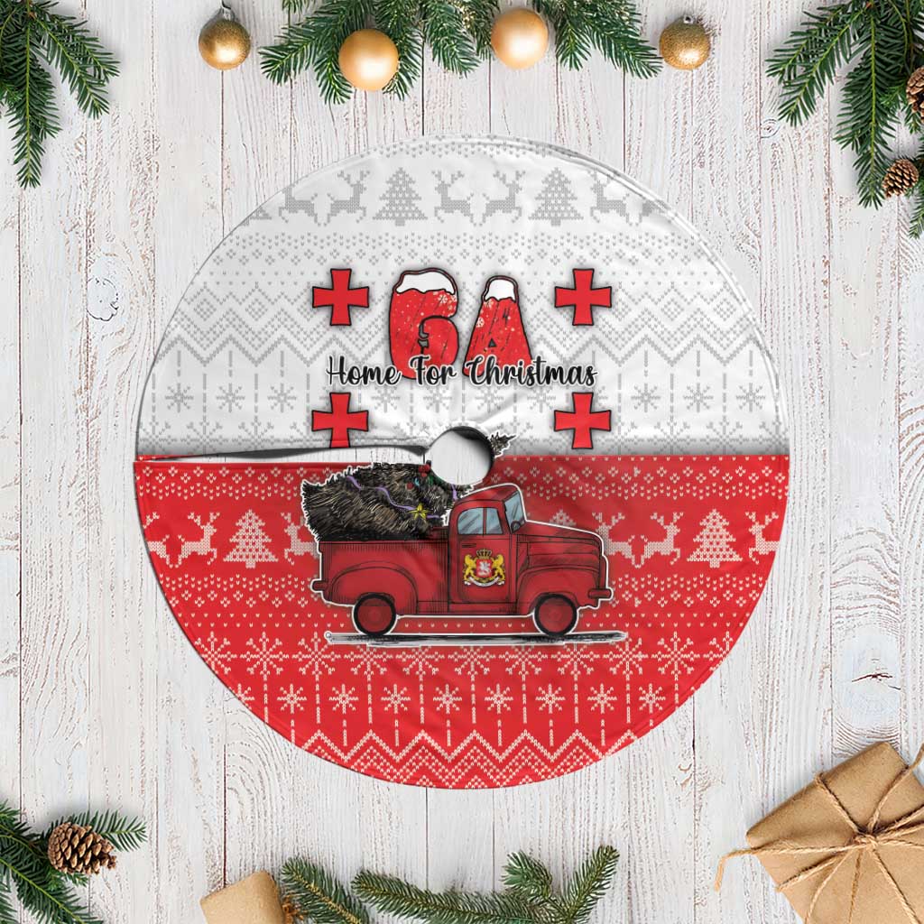 Georgia Christmas Tree Skirt GA Home For Christmas - Wonder Print Shop
