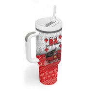 Georgia Christmas Tumbler With Handle GA Home For Christmas - Wonder Print Shop