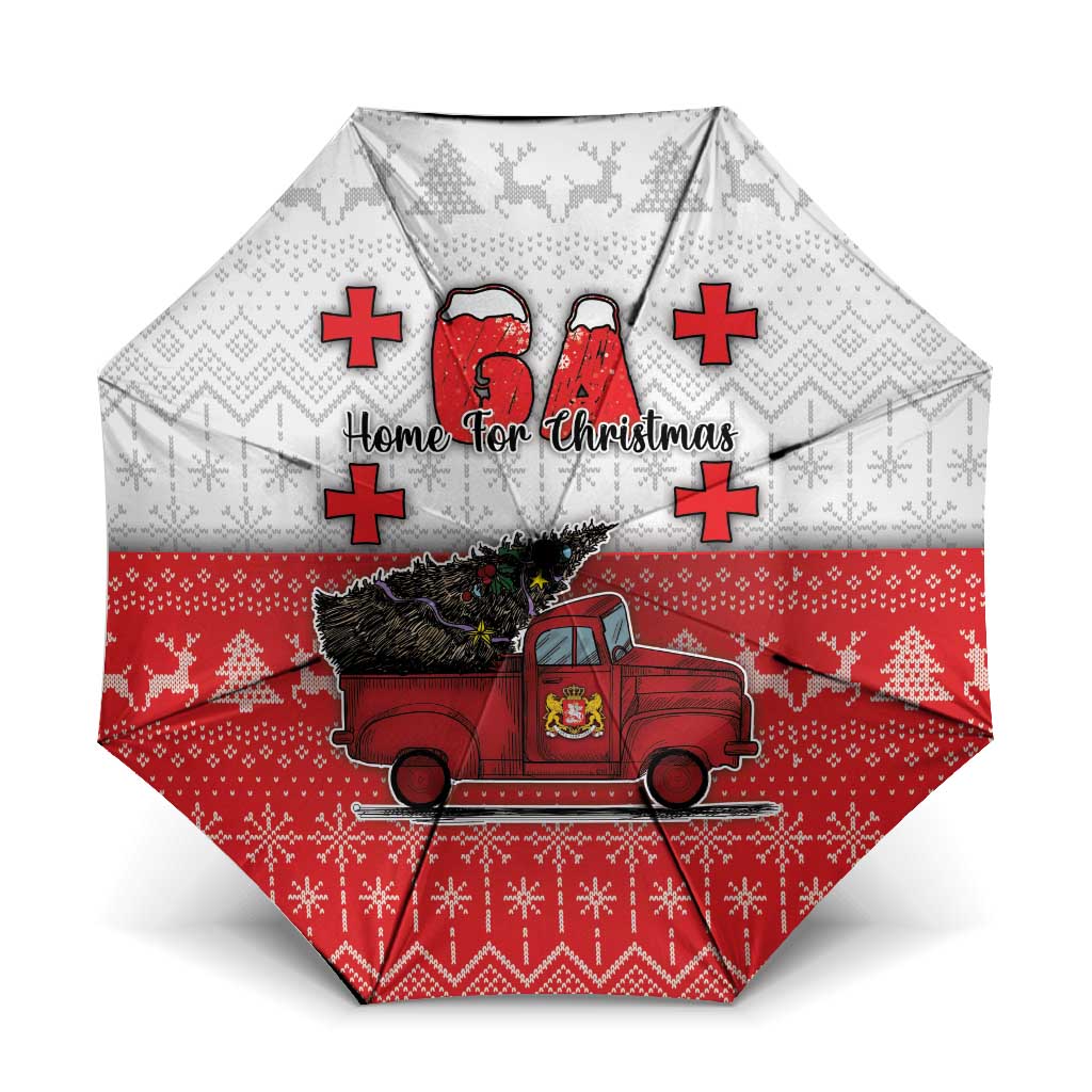 Georgia Christmas Umbrella GA Home For Christmas - Wonder Print Shop