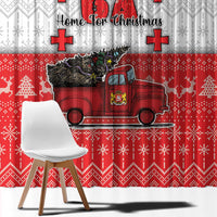 Georgia Christmas Window Curtain GA Home For Christmas - Wonder Print Shop