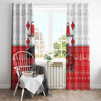 Georgia Christmas Window Curtain GA Home For Christmas - Wonder Print Shop