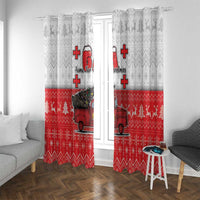Georgia Christmas Window Curtain GA Home For Christmas - Wonder Print Shop