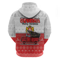 Georgia Christmas Zip Hoodie GA Home For Christmas - Wonder Print Shop