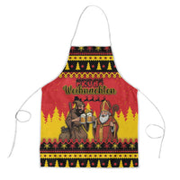 Germany Christmas Apron Saint Nicholas And Knecht Ruprecht Drink Beer - Wonder Print Shop